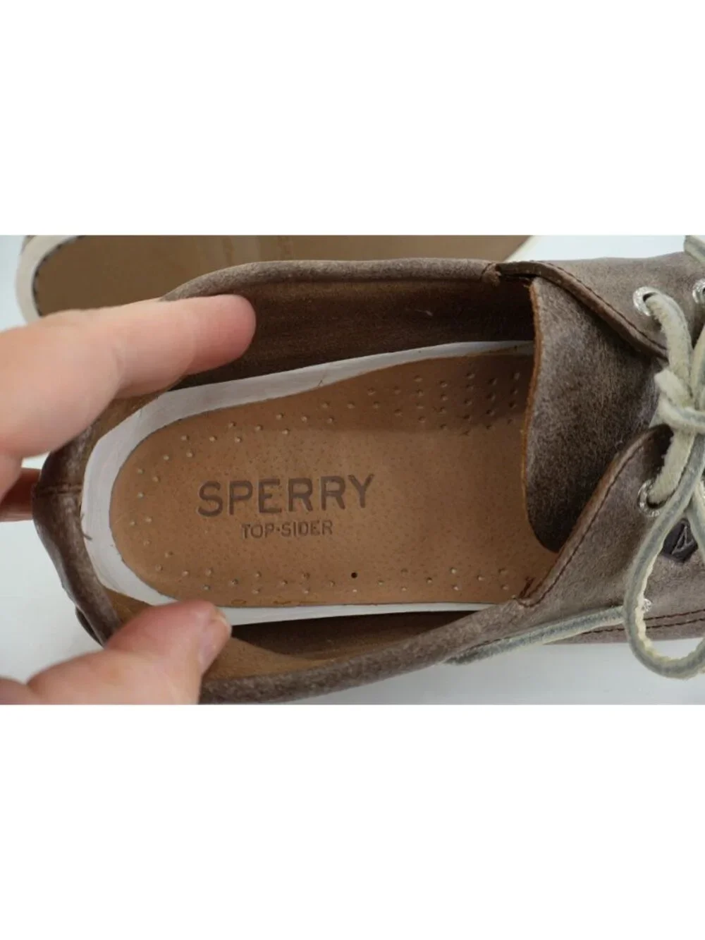 Sperry Women's Top Sider Boat Shoe Loafer Slip On Shoe Size 8 Brown Tan Comfy